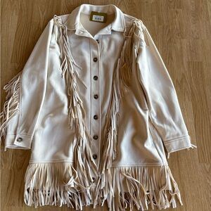 Rodeo Quincy Fringe Cream Women's Jacket